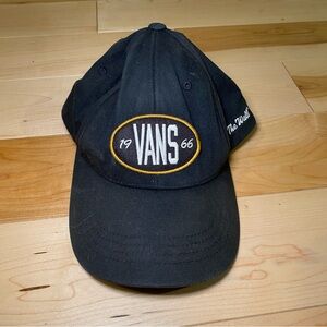 Vans Black Cap with Yellow Embroidery